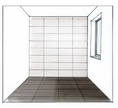 Tragen sie den fliesenkleber mit einer zahntraufel auf die wand auf und kämmen sie stege in den kleber. Wohntipp So Beeinflussen Sie Raumproportionen Deutsche Fliese