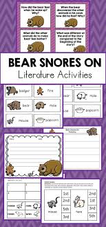 Bear Snores On Book Companion Writing Activities Friend Activities Book Activities