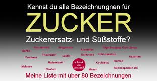 Da diese aus mehreren bausteinen bestehen, sind sie. Liste Zucker Und Zuckerersatzstoffe Low Carb Rezepte Schlankmitverstand