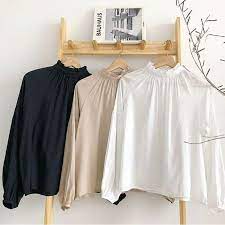 Tersedia blouse wanita leher tinggi dengan kualitas terbaik. Jual Blouse Wanita Sonya Blouse Blouse Korea Atasan Wanita Pakaian Terlaris Korean Style Terbaru Juni 2021 Blibli