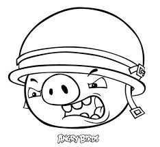 Shooting with the evil birds, the best there is right? Angry Bird Pigs Soldier Coloring Pages Bulk Color