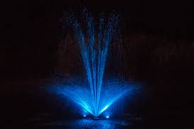 Coodia 660gph (2500l/h, 110v/45w) submersible pump pond fountain with inside filter and rgb colorful led light, multiple water fountain spray nozzles kit for garden pondindoor and outdoor landscape. Deluxe All In One Fountain Circulator Otterbine