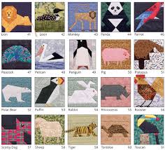 Learn to mix in letter and number blocks to any project, . It S Back 53 Animal Quilt Blocks To Paper Piece Giveaway Stitch This The Martingale Blog