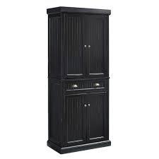 The hardest working accent in your home, kitchen islands tuck away serveware, assist with food prep, and offer a convenient spot to set out hors d'oeuvres. Seaside Kitchen Pantry Distressed Black Crosley Target