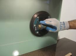 Glass backsplash ideas white, gray, black, red and more color glass backsplash ideas with kitchen cabinets glass backsplash tile ideas can present themselves in any number of gorgeous ways. How To Install A Solid Glass Backsplash How Tos Diy