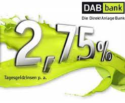 Die dab bank kommt diesem ansinnen vieler kunden entgegen und lobt derzeit eine ganz besonders lange zinsbindungsdauer aus. 2 75 Zinsen Auf Tagesgeld Fur Neukunden Der Dab Bank Meine Dealz