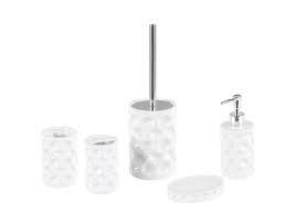 Travel guide resource for your visit to tirúa. 5 Piece Bathroom Accessories Set White Tirua Beliani De