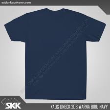 Kaos polos biru navy depan belakang untuk desain. Warna Kaos Polos Dan Pilihan Model Kaos Polos Tanpa Merek Berkualitas