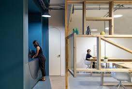 Next to the chair, the table is perhaps the oldest form of furniture. Pine And Glass Shelving Encloses Office In Ecuador
