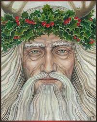 The Holly King 11x14 Art Print Winter Solstice Lord