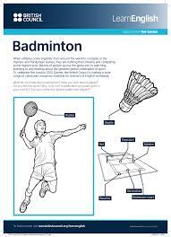 See the translation of bulu tangkis with audio pronunciation, conjugations, and related words. Badminton British Council Learn English Manualzz