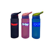 Amazon.com: ARCTIC GLOW Customizable LED Screen Water Bottle ...
