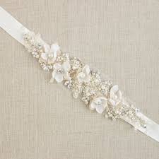 Bridal Belt Sash Wedding Dress Belt Sash Floral Belt By Leflowers Bridal Belt Wedding Sash Belt Wedding Accessories