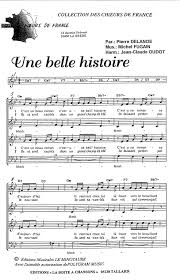 Une belle histoire un'orchestra nella sera n. Une Belle Histoire Michel Fugain Lyrics English Apercu Historique