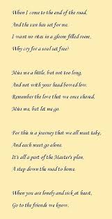 Miss Me But Let Me Go Let It Be Memorial Cards Poems