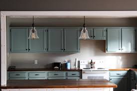 Would you like to have your i've been inspired and am hoping to paint our kitchen with gf coastal blue followed by gf high. Our Acacia Butcher Block Counters Blue Cabinets