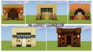 It is really beautiful pack, it is almost perfect! 5 Door Designs Minecraftbuilds Minecraft House Designs Minecraft Cottage Minecraft Projects