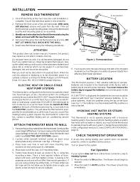 Wiring diagrams remove old thermostat attach thermostat base to wall electricgas jumper ob terminal switch selection check thermostat operation. Installation Remove Old Thermostat Attach Thermostat Base To Wall White Rodgers 1f86 244 User Manual Page 2 6