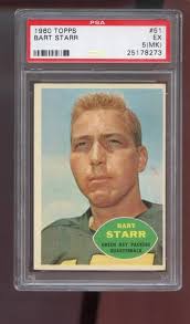 Amazon.com: 1960 Topps #51 Bart Starr PSA 5 (MK) Graded Football Card Green  Bay Packers : Collectibles & Fine Art