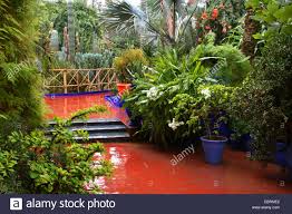 Hat über die wintermonate geschlossen! Jardin Majorelle Botanischer Garten Von Yves Saint Laurent Marokko Marrakesch Stockfotografie Alamy