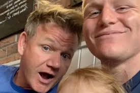 Gordon Ramsay enjoys spot of lunch with adorable baby son in Cornwall