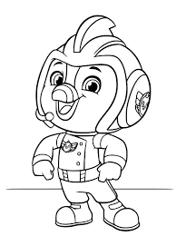 Top Wing Para Colorear