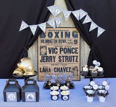 Ideas for boxing themed party. 40 Boxing Themed Party Ideas Party Boxing Theme Party Ideas Mens Birthday Party