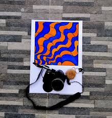 Menambahkan gaya cepat ke garis. 8 Ide Nirmana Painting Warna Panas