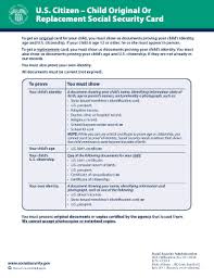 In some areas, you can request a replacement social security card using your online my social security account if you meet certain requirements. Fillable Online Ssa U S Citizen Child Original Or Replacement Social Security Card Ssa Fax Email Print Pdffiller
