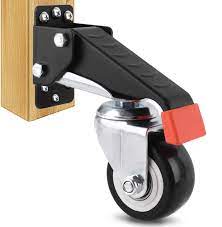 Repeat this step for each caster. Spacekeeper Workbench Casters Kit 300kg 4 Heavy Duty Retractable Caster Wheels Designed For Workbenches Machinery Tables Install Template Included Amazon Co Uk Business Industry Science