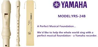 Yamaha Yrs 24b Plastic Soprano Recorder Baroque Fingering 243352