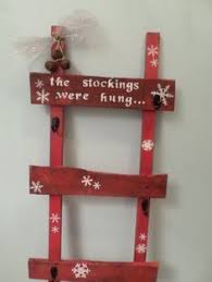 Sarah Here Is Where The Ladder Idea Came From I Could Also Do The Top With Our Last N Christmas Stocking Hangers Christmas Stocking Holders Christmas Diy