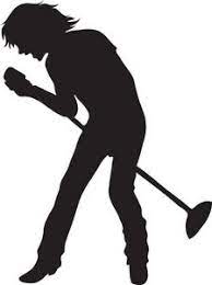 The Silhouette Of A Male Singer 0071 0907 1417 0342 Smu Jpg 224 300 Silhouette Singer Human Silhouette