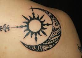 Found On Bing From Www Pinterest Com Tribal Moon Tattoo Tattoos Tribal Tattoos
