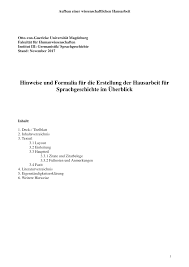 Das perfekte deckblatt hausarbeit + 5 vorlagen. Https Www Ger Ovgu De Iger Media Downloads Hinweise Und Formalia F C3 Bcr Die Erstellung Der Hausarbeit F C3 Bcr Sprachgeschichte Im C3 9cberblick Pdf