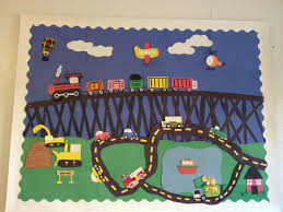 Okay okay, in southern california winter this stormy art activity is made using paints and construction paper and is perfect for toddlers, preschoolers, and kindergarteners. Preschool Bulletin Transport Bulletin Board Ideas Novocom Top