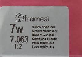 Buy Framesi Fram Color 2001 7 W Medium Blonde Hair Color 2