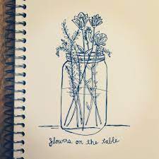 See more ideas about flower drawing, drawings, drawing tutorial. Love Fresh Flowers In A Simple Mason Jar Flowers Masonjar Illustration Drawing Pretty Flower Drawing Tumblr Flower Drawing Beautiful Flower Drawings