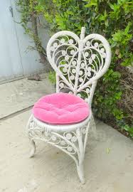White Wicker Rattan Peacock Chair Palm Beach Shabby Vanity Los Angeles Pickup Rattan Peacock Chair Dressing Room Decor White Wicker