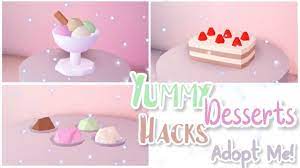 Adopt me hacks, how to get free money in adopt me the new adopt me update 2021. Yummy Desserts Hacks Adopt Me Building Hacks In 2021 Dessert Hacks Adoption Cute Room Ideas