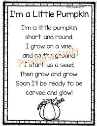 Pumpkin Poem I M A Little Pumpkin Pumpkin Poem Autumn Poems Halloween Poems For Kids