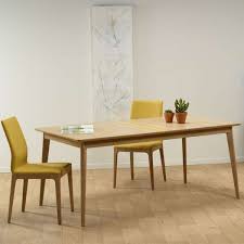 Table Extensible En Bois Scandinave Fabriquee En France Avec Lisere Colore Paul Table Extensible Table Salle A Manger Table Extensible Bois