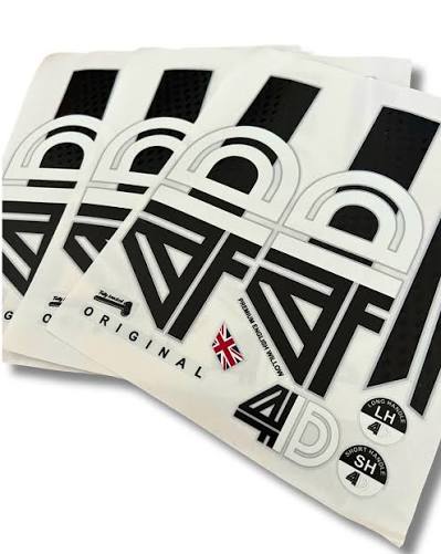 Original Cricket Bat Sticker Set | 4D Cricket