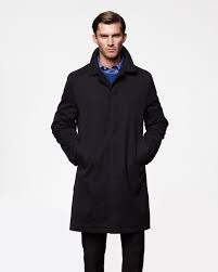 Durham Mens Long Raincoat With Removable Liner London Fog