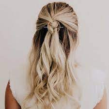Mini Orbital Hair Pin For Wavy Straight Hair Favor Jewelry Easy Hairstyles For Long Hair Thick Hair Styles Long Hair Styles