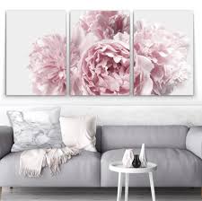 Wall Art Peony Set A 302 Pink Home Decor Wall Art Wallpaper Wall Art Living Room
