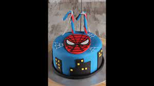 Ich möchte mein hobby noch mehr ausleben und biete euch feines gebäck und. Entstehung Einer Spiderman Torte Cake Tutorial Youtube