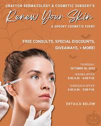 Our favorite event is back, and it's happening the day before Halloween!  Join us if you dare for a day filled with glowing transformations,  eerie-good specials, and hauntingly flawless skin at our “