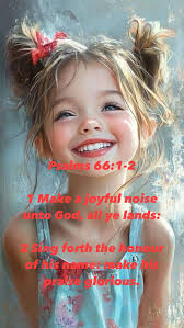 Praising God with joyful shouts