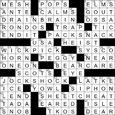 Check spelling or type a new query. La Times Crossword 29 Nov 19 Friday Laxcrossword Com